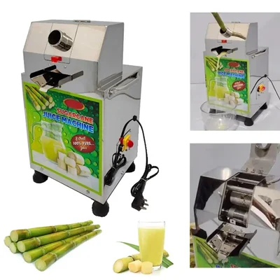 1.5 HP Stainless Steel Sugarcane Juicer (250 Glasses/hour Capacity)